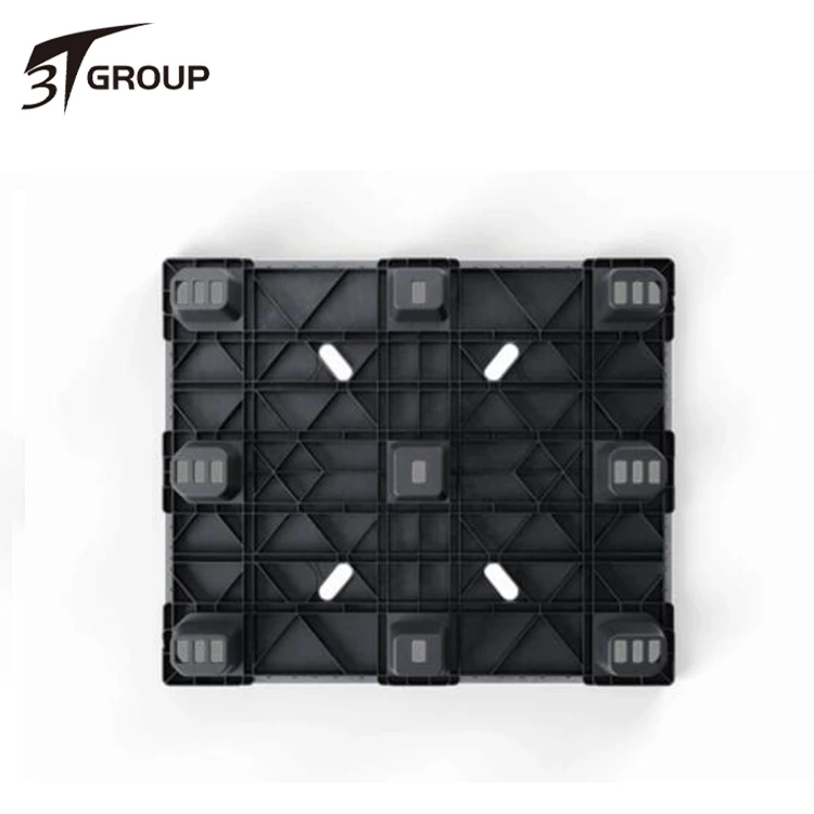 4 Way Heavy Duty Single Faced Injection Molding Plastic Pallet for sale